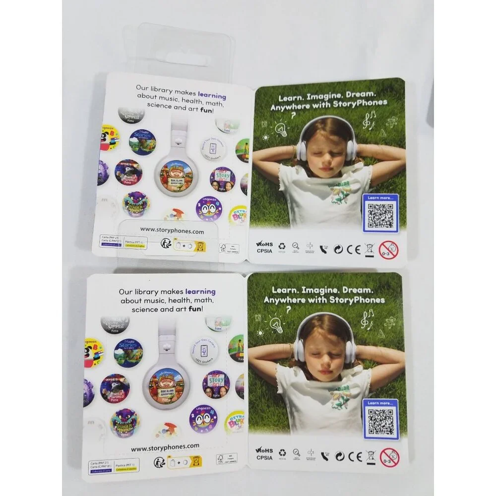 Storyshield Lot Of 4 For Storyphones Storytelling Headphones for Kids New Sealed